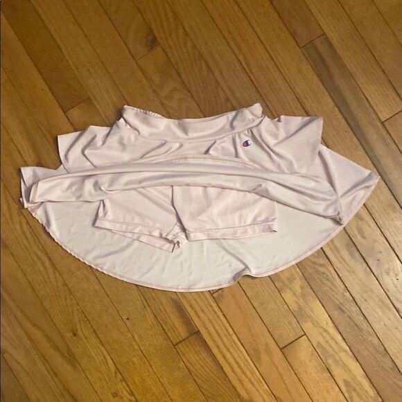 Champion Cream Bubble Mini Skirt with Ruffled Tiers - Picture 6 of 7